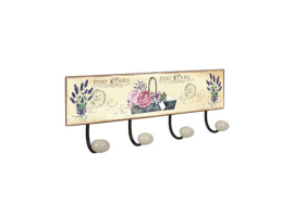 PERCHA PARED PORCELANA LAVANDA 2