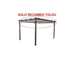 TOLDO RECAMBIO PARA PERGOLA CORREDERA 3X4 M